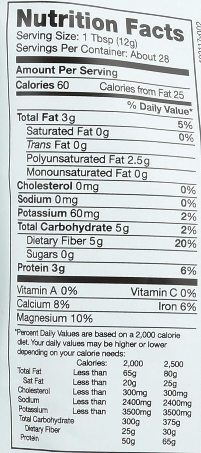 Nutiva Organic Black Chia Seeds – 12 Ounce Superfood for Energy Boost