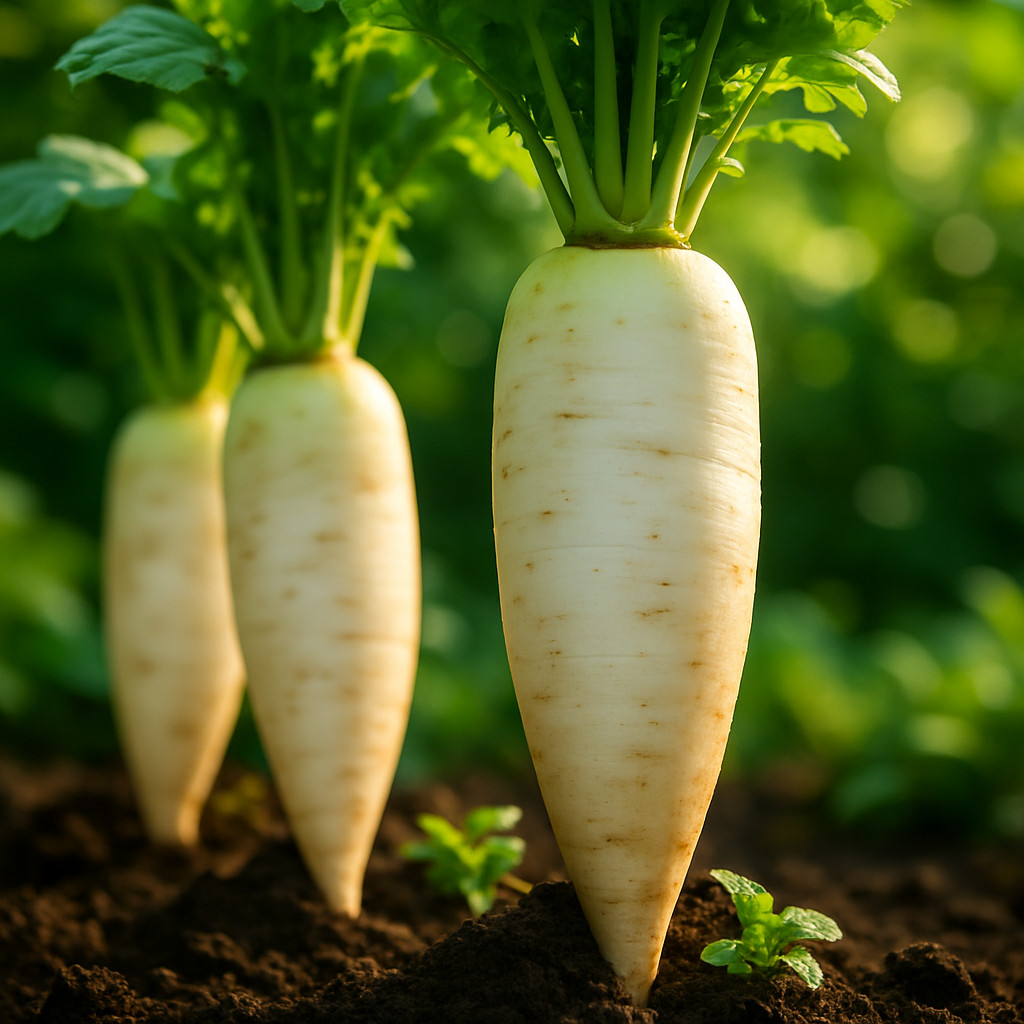 500+ DAIKON RADISH SEEDS 🌱 COATED GIGANTIC • DEER PLOT • HORSERADISH FREE SHIP