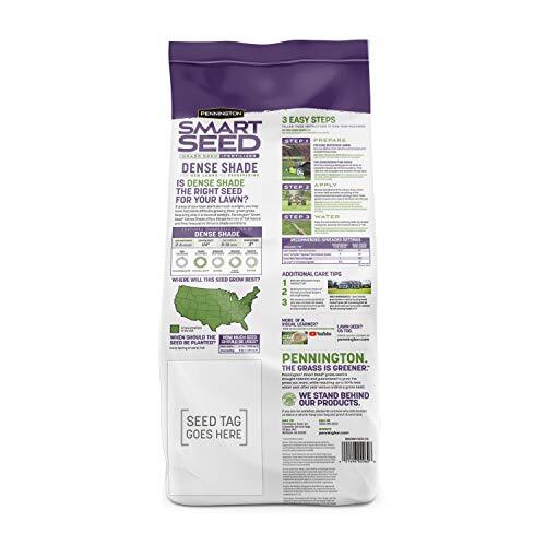 7 lb Pennington Smart Seed Dense Shade Grass Seed for Low Sunlight Areas