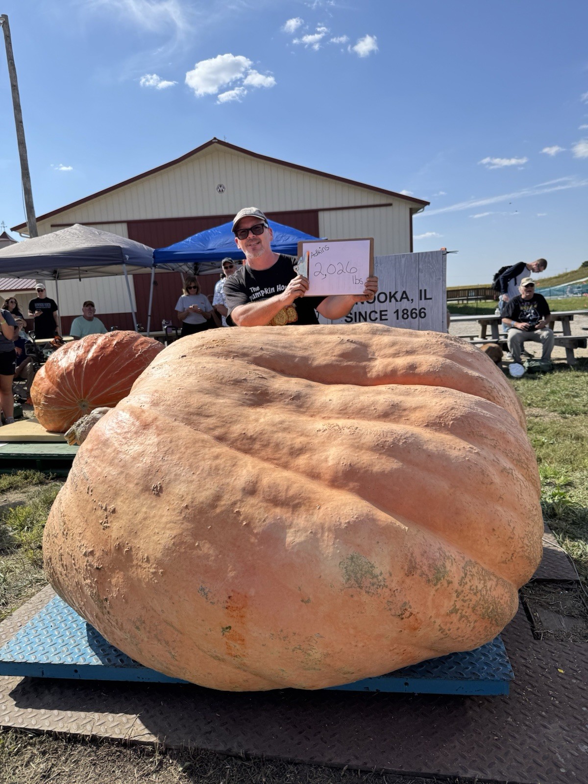 2 Atlantic Giant pumpkin Seeds from our own 2026 pound state champion winner!!!