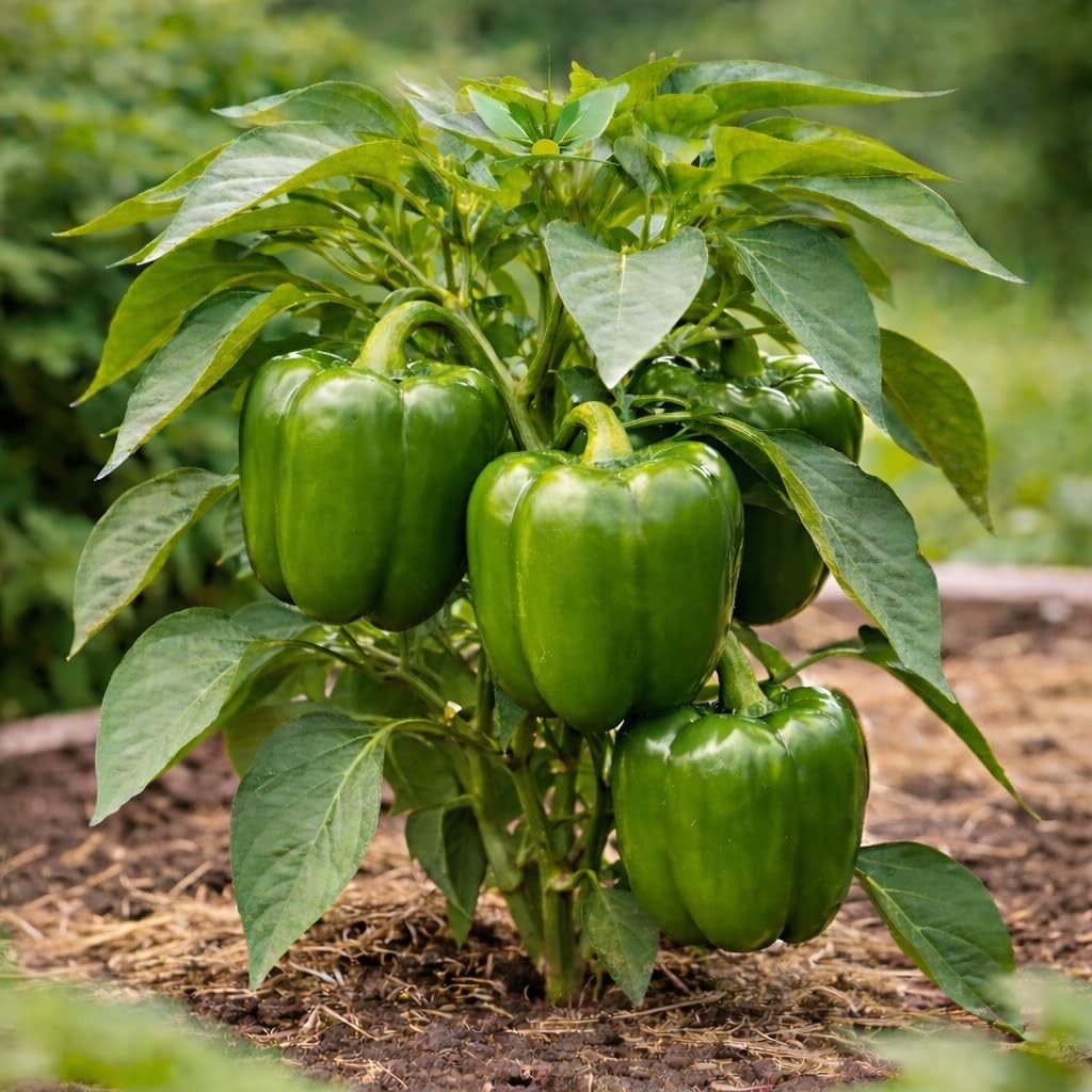 Sweet Bell Pepper Seeds Collection – Red Yellow Orange Green Bell Peppers – V…