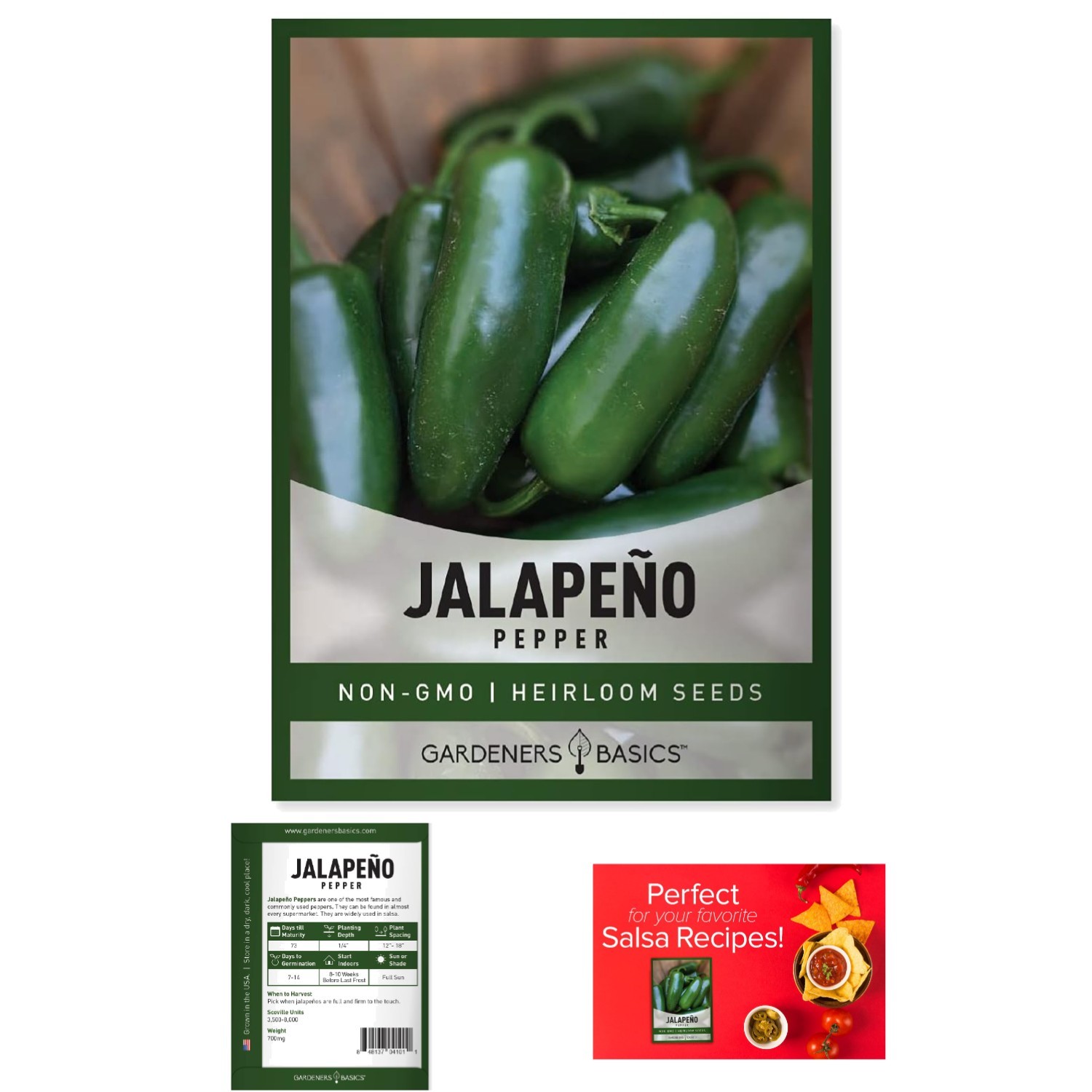 Easy to Grow Heirloom Jalapeno Seeds – Perfect for Salsa & Cooking Enthusiasts