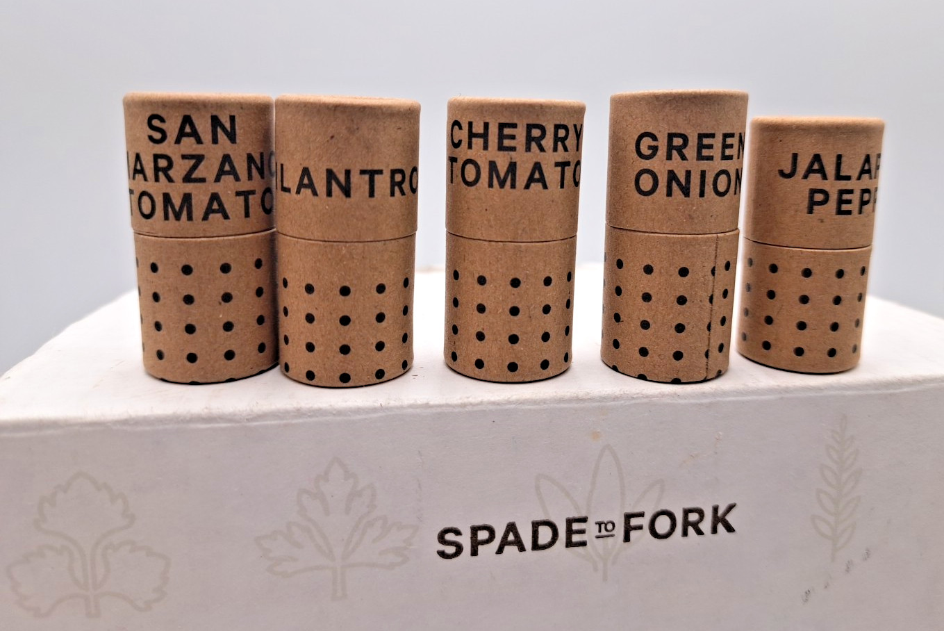 Organic Herb Garden Salsa Varity Spade to Fork Culinary Home Garden Kit READ