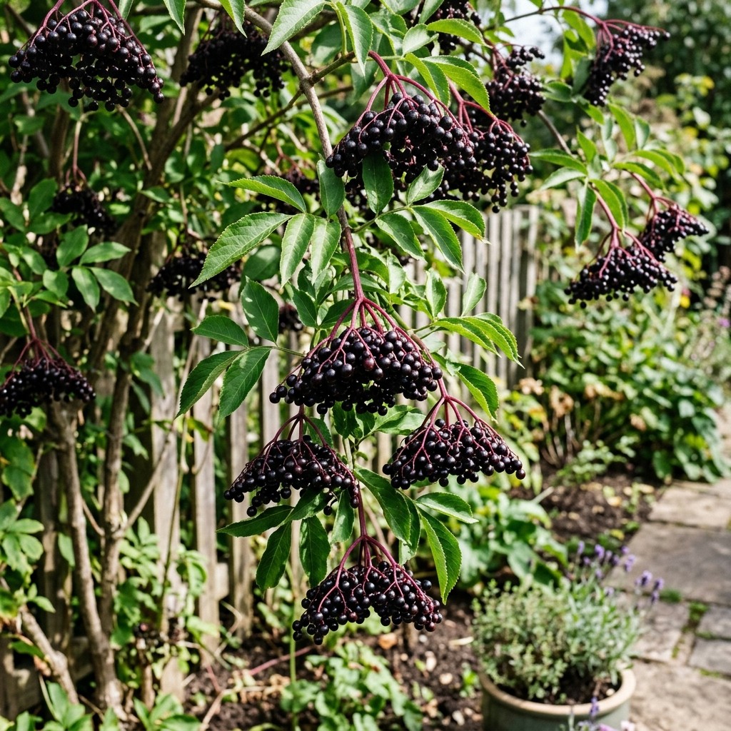 50 Pcs Elderberry Seeds | Home Garden Outdoor Shrub Plant Seeds