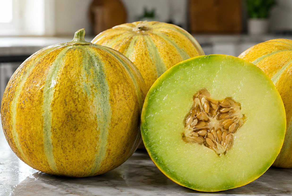 40 Israeli Ha’Ogen Melon Seeds! Exceptionally Sweet, Unique Flavor!