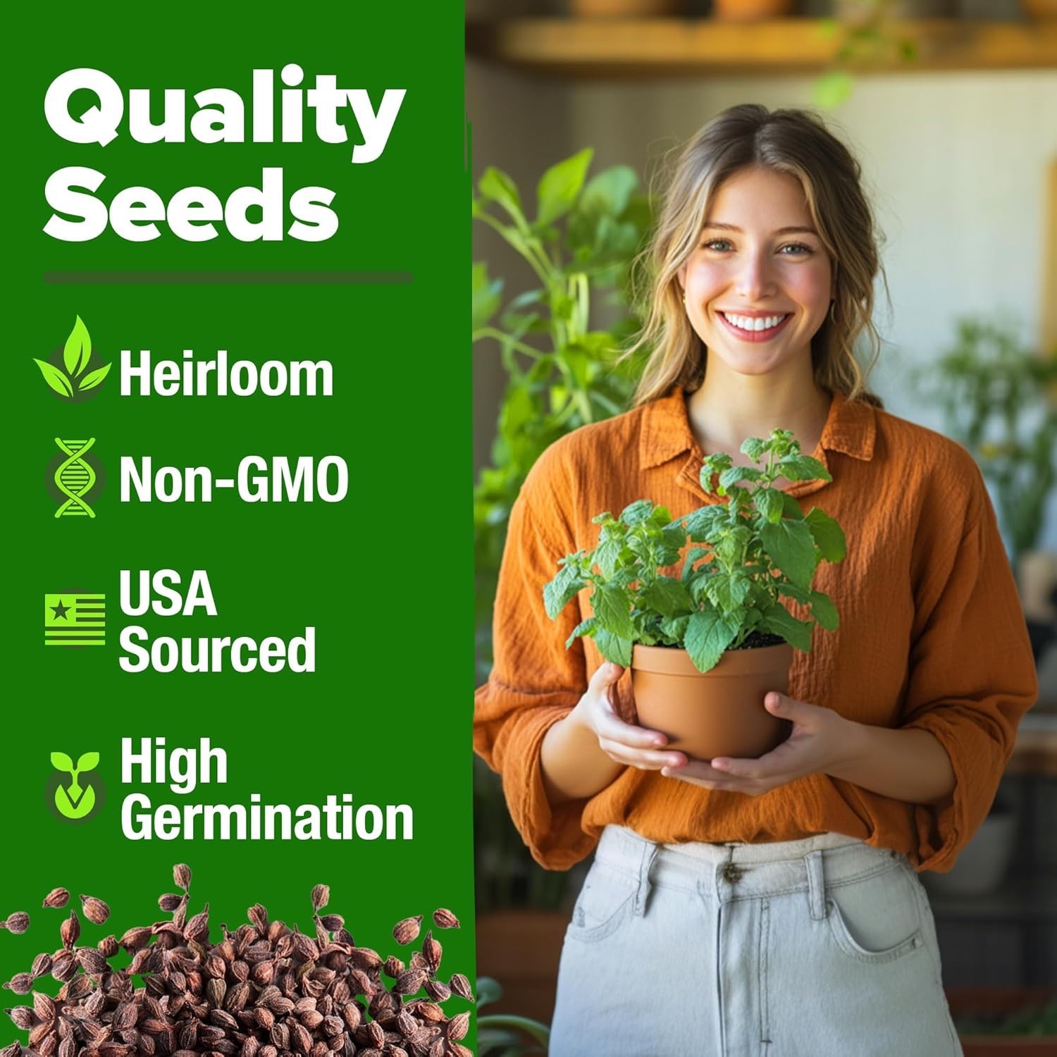Pet-Friendly Catnip Seeds – 2116 Heirloom Seeds with Online Guide