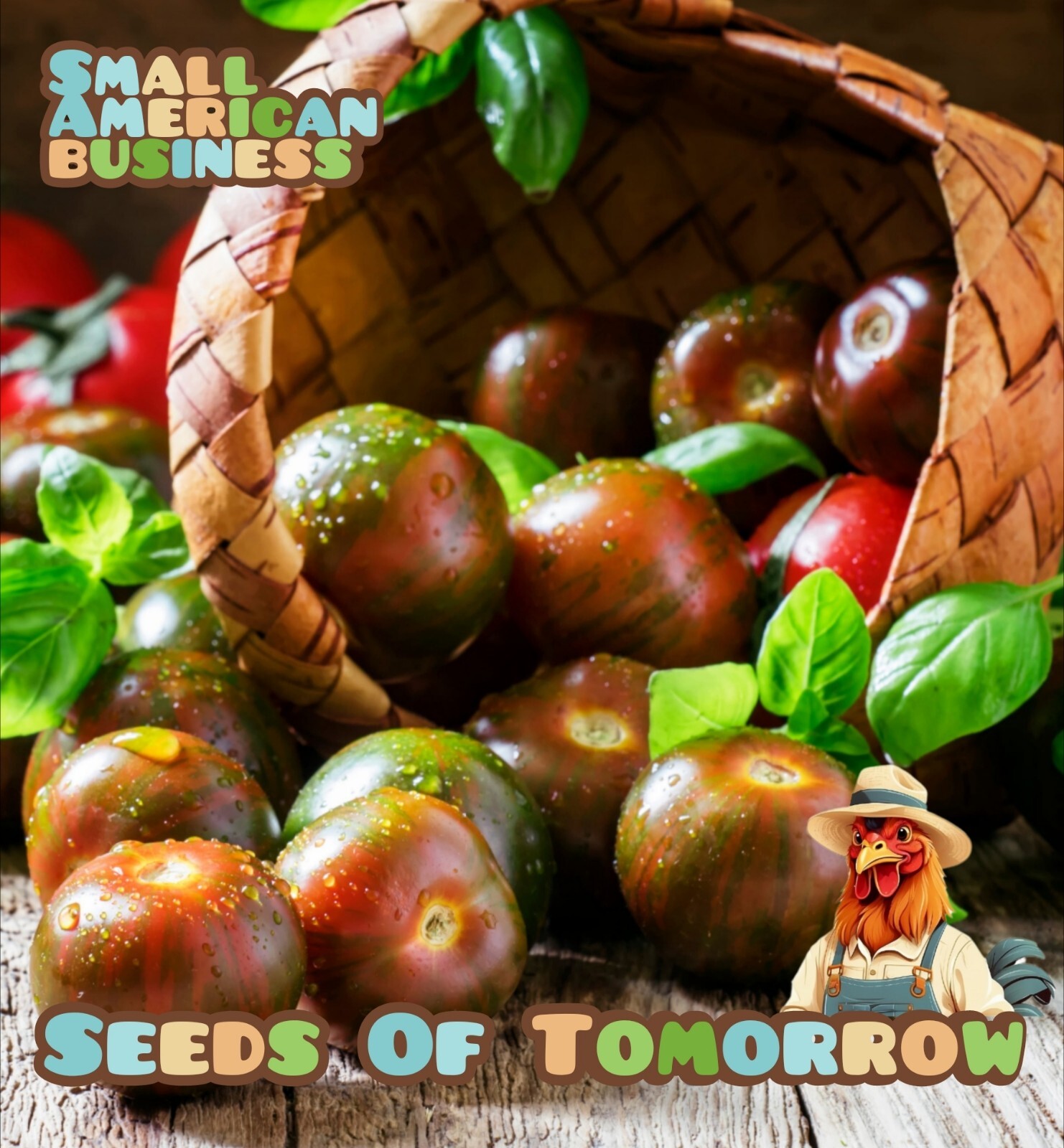 100 Black Prince Tomato Seeds- With Bonus! |Organic Non-GMO Heirloom