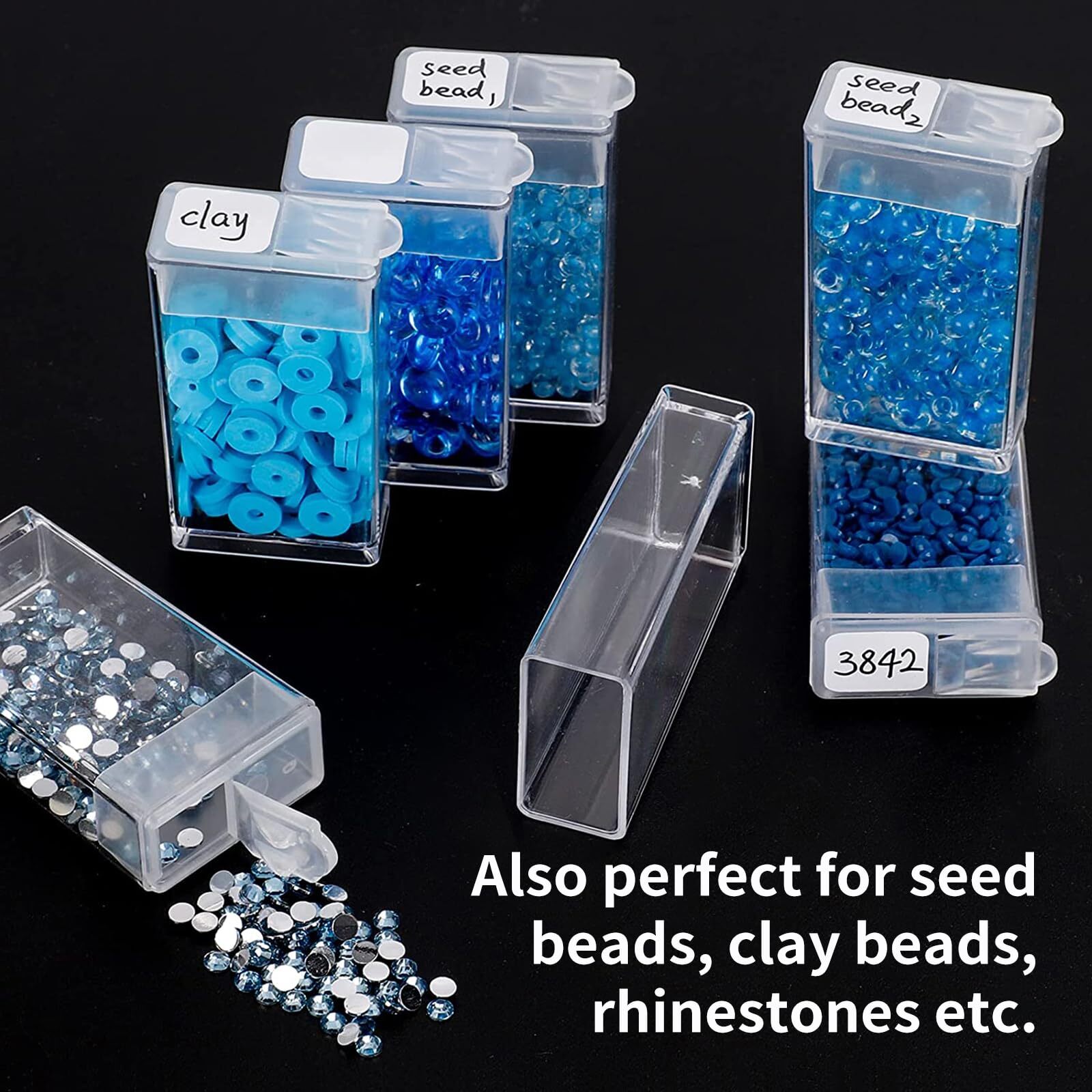 64 Slots Plastic Seed Storage Box Organizer Garden Seed Container Box