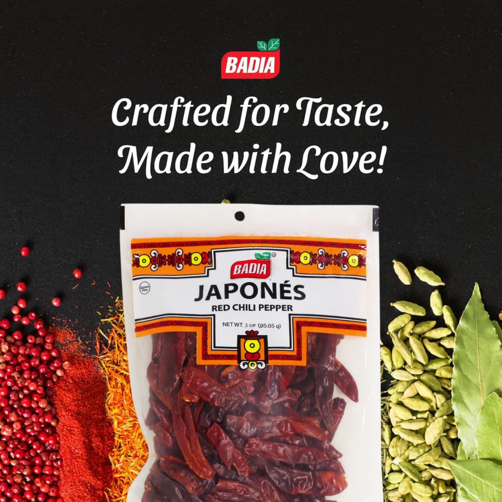 Chile Japones Red Chili Peppers 3 oz Dried Szechuan Hot Pepper Mild Heat