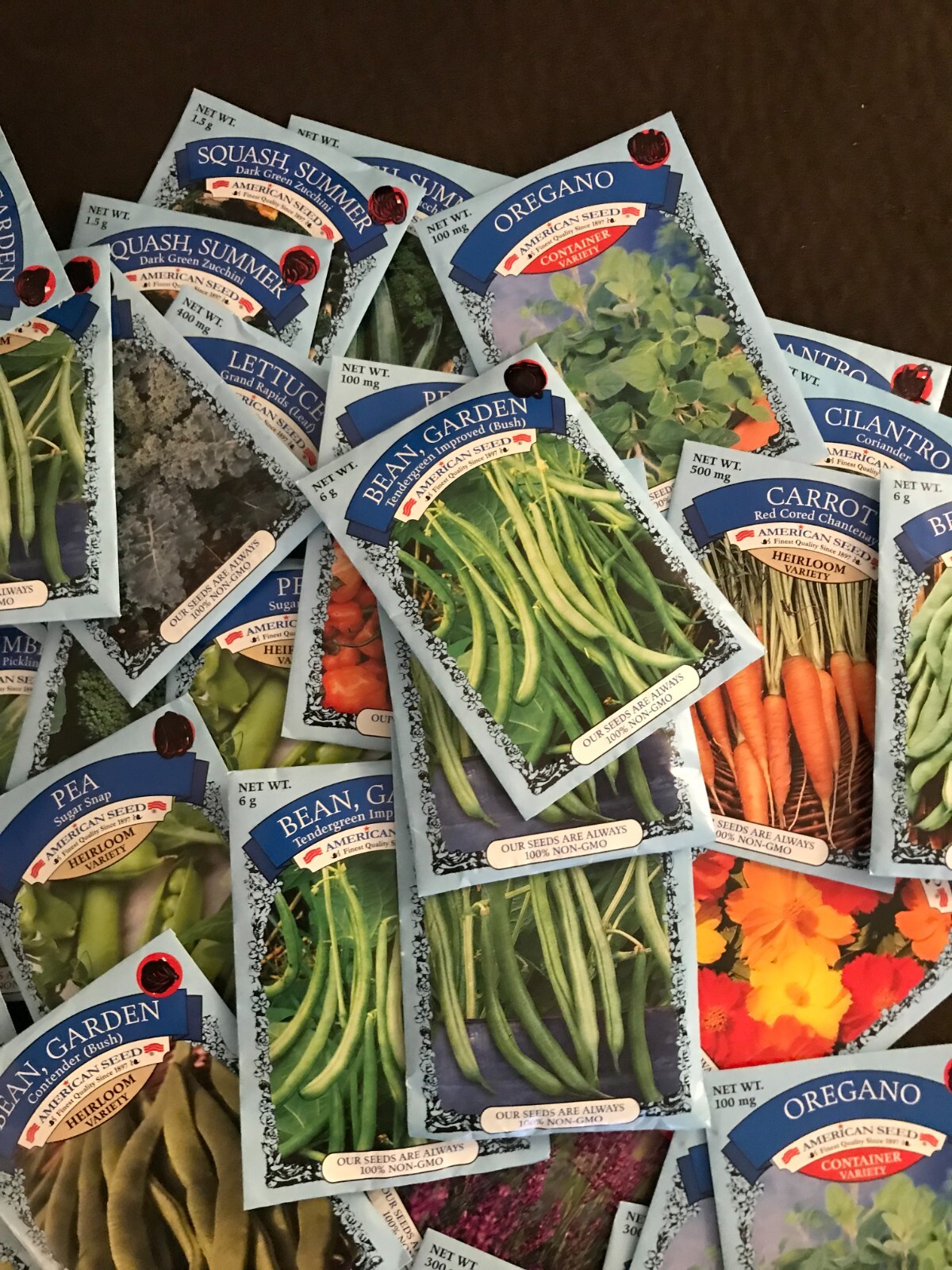 American Seeds | Packed 22 & beyond | Vegetable Seeds | Single Pack Fast ship