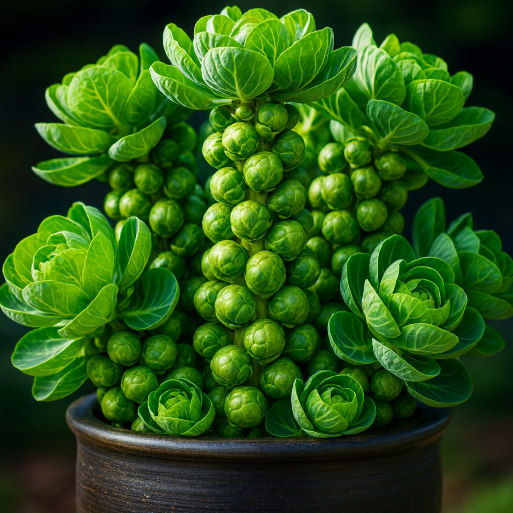 BRUSSELS SPROUTS 100 SEEDS SPRING GARDEN HEIRLOOM VEGETABLE NON-GMO GREENS USA