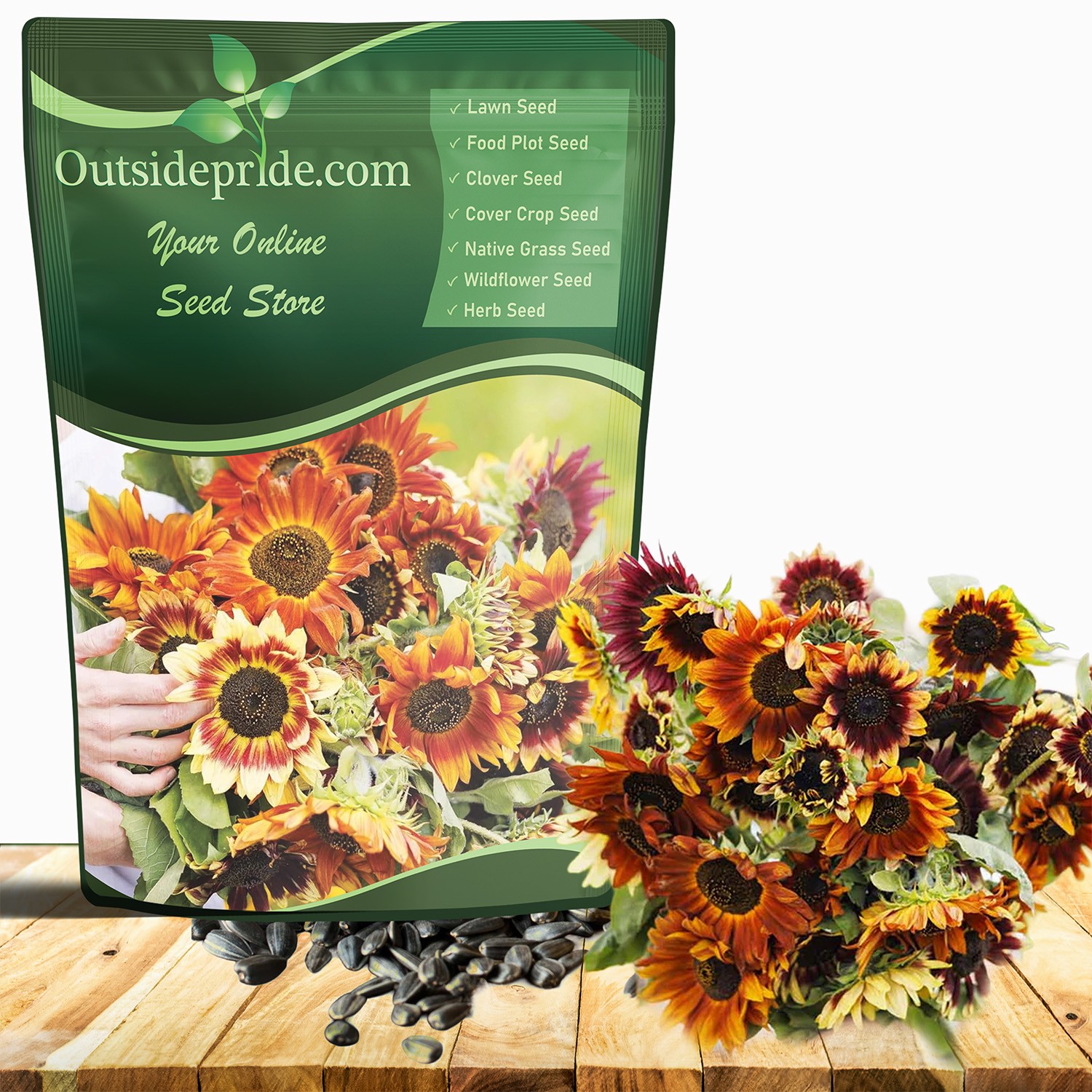 1 LB Sunflower Seeds – Sunflower Autumn Beauty Flower Seed