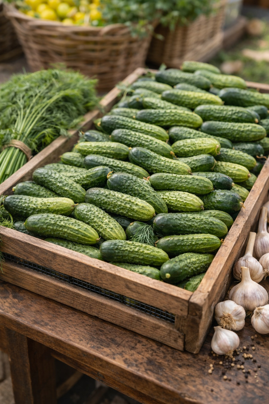 Wisconsin SMR Pickling – Cucumber Seeds | Crisp, Disease-Resistant 50 seeds