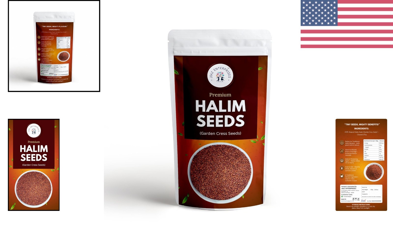250g Halim Seeds – Gluten-Free Garden Cress for Healthy Eating & Cooking