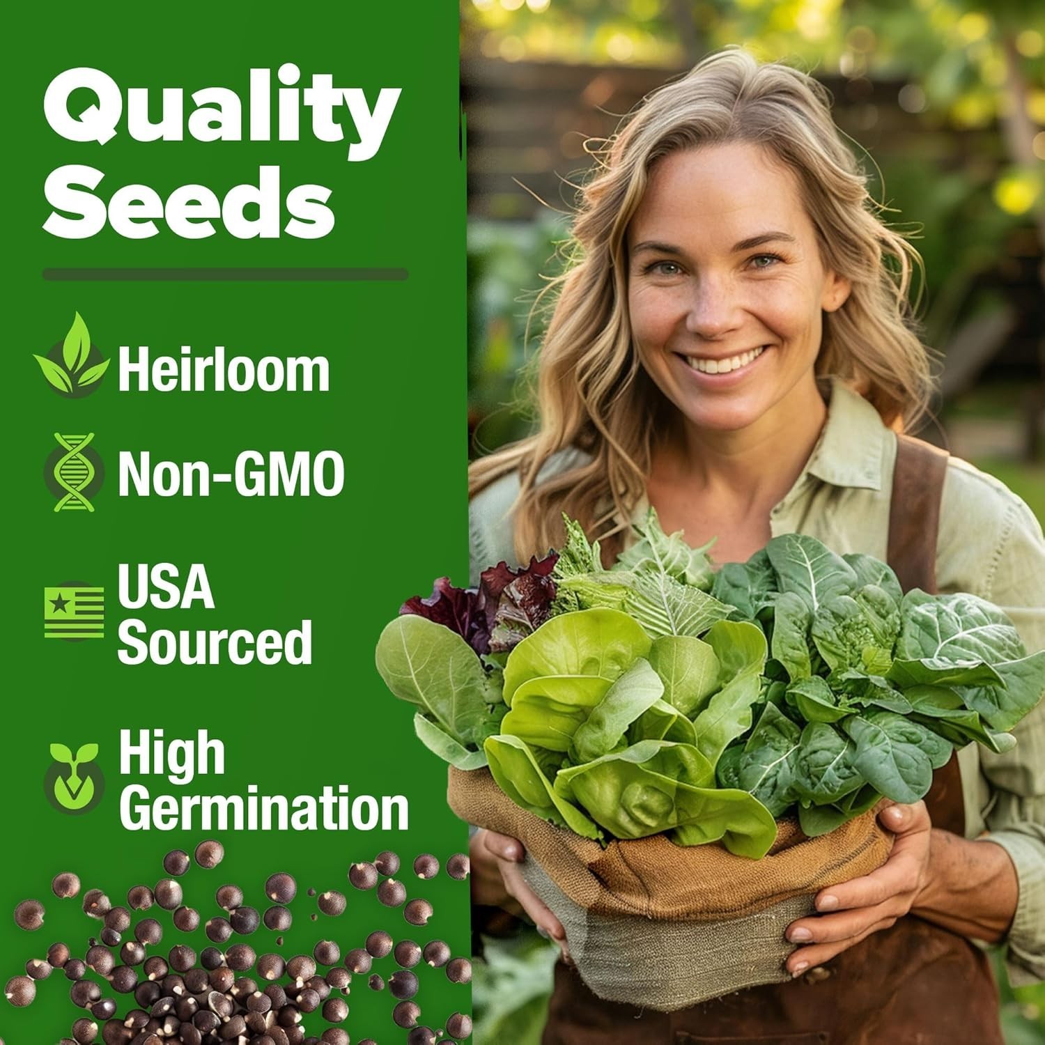 Versatile Non-GMO Lettuce Seeds: 10 Varieties for Any Gardener’s Delight