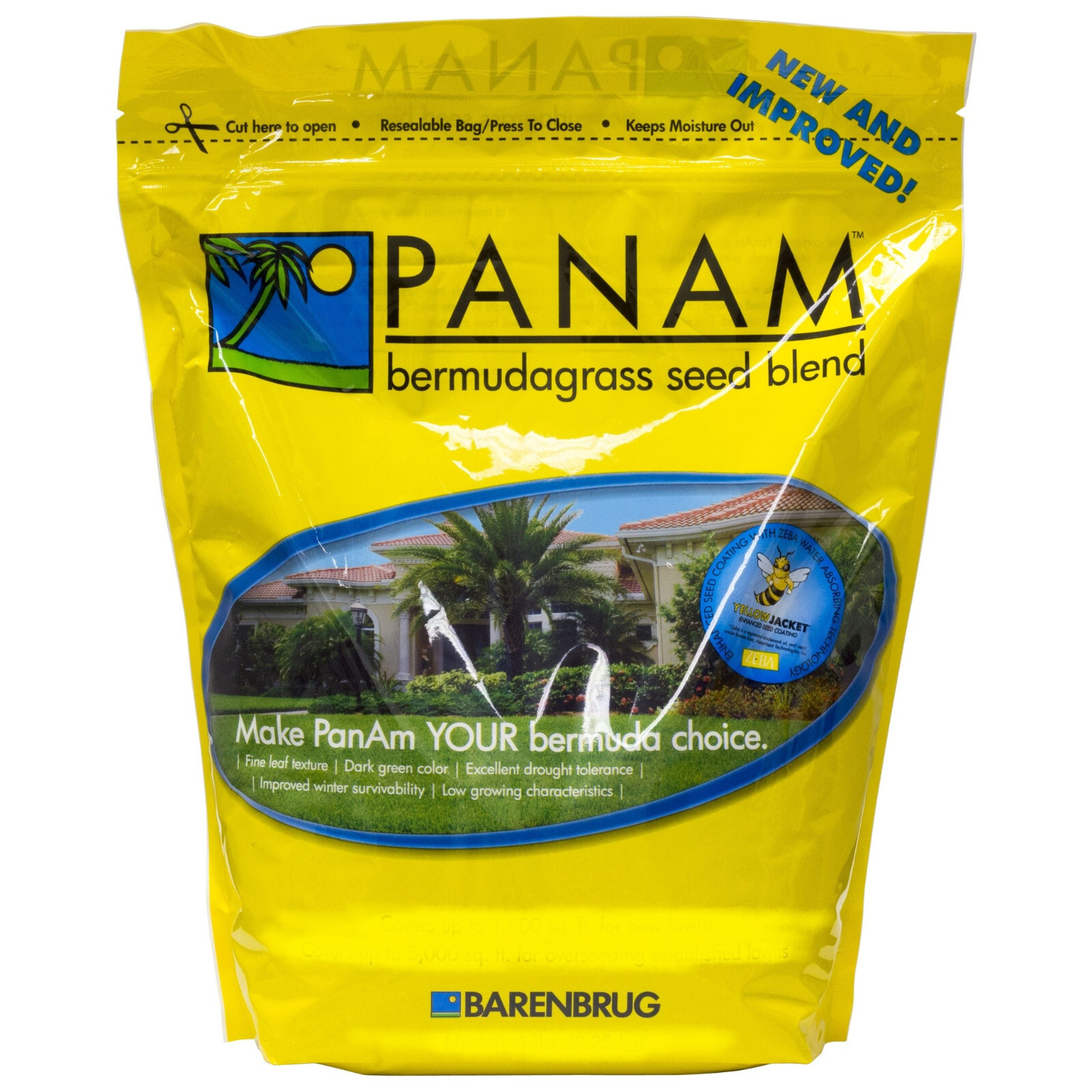 Panama (PanAm) Bermuda Grass Seed Blend (1 lb ) Fine Textured Drought Tolerant