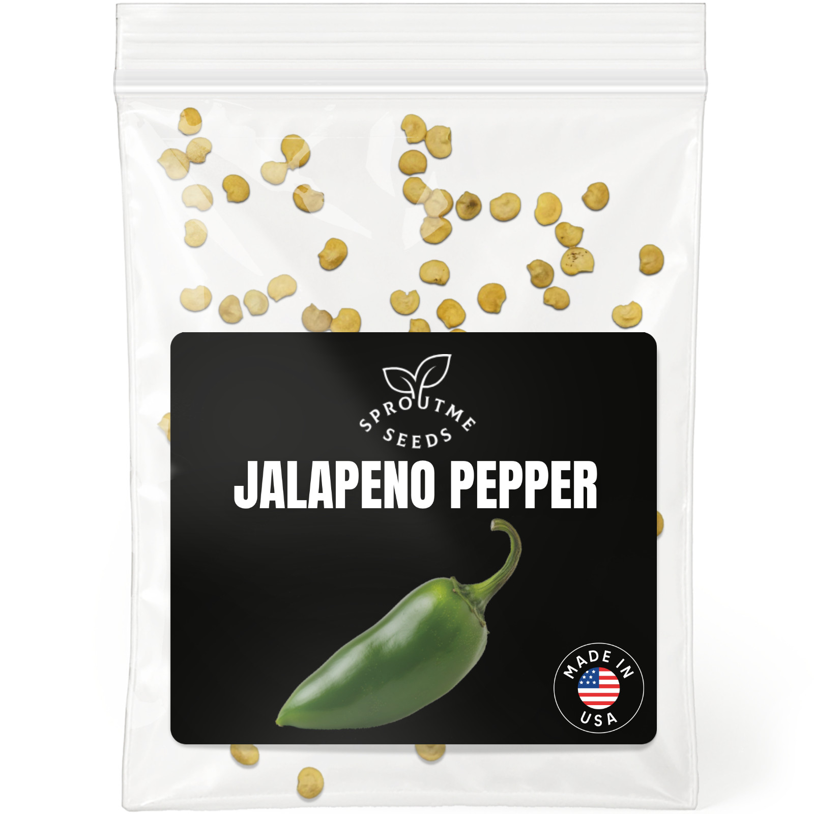 Jalapeno Pepper Seeds 50+, Heirloom Non-GMO, Medium Hot Chili for Salsa