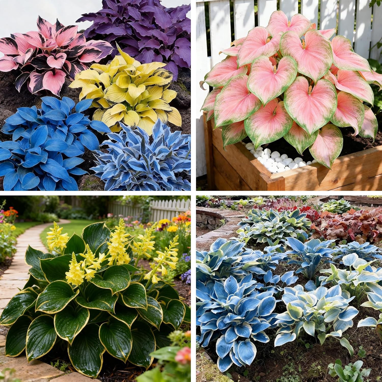 Mixed Hosta Seeds – 299+ Non-GMO Perennial Flower Seeds for Shade Gardens