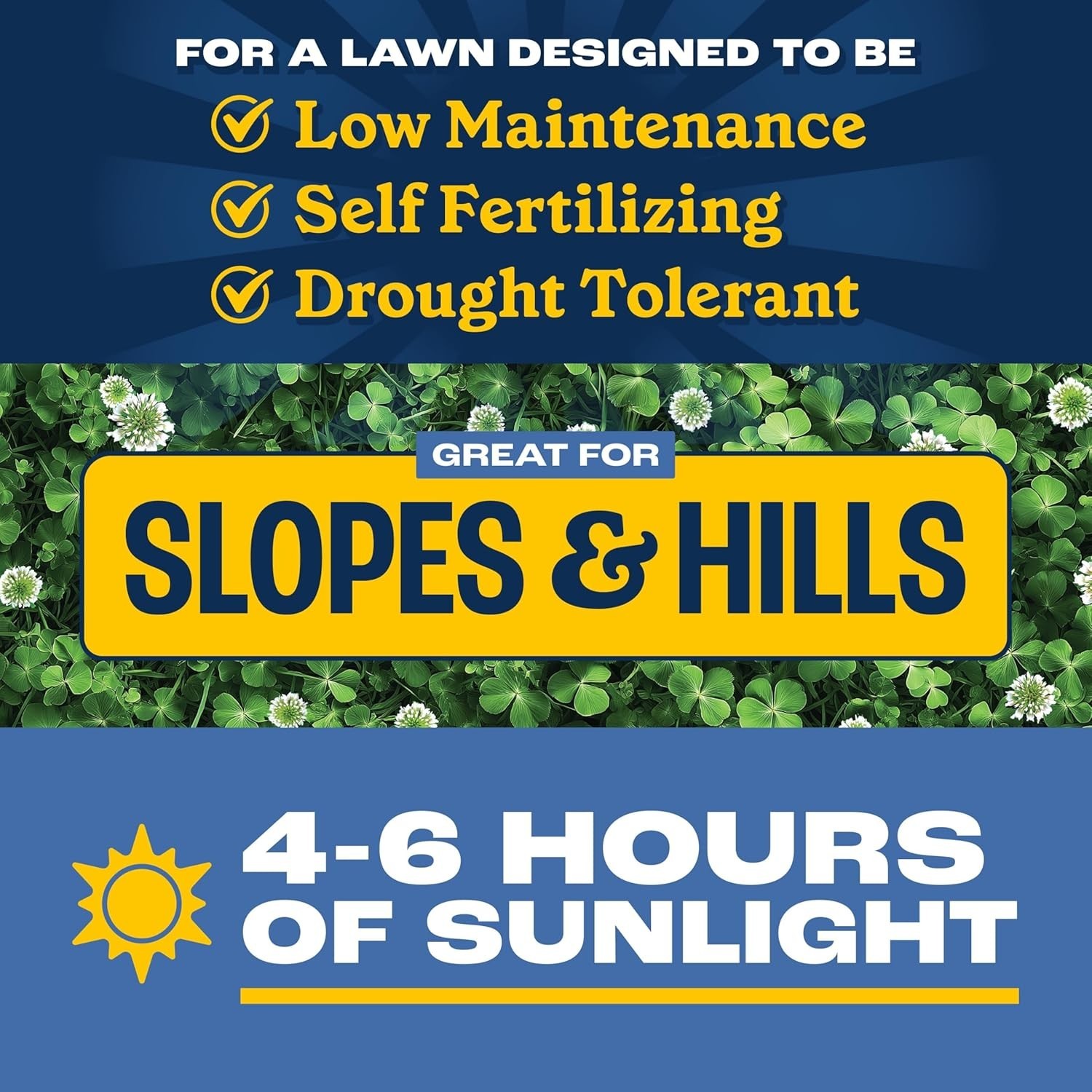 Low-Maintenance Smart Seed Grass & Clover 2-Pack