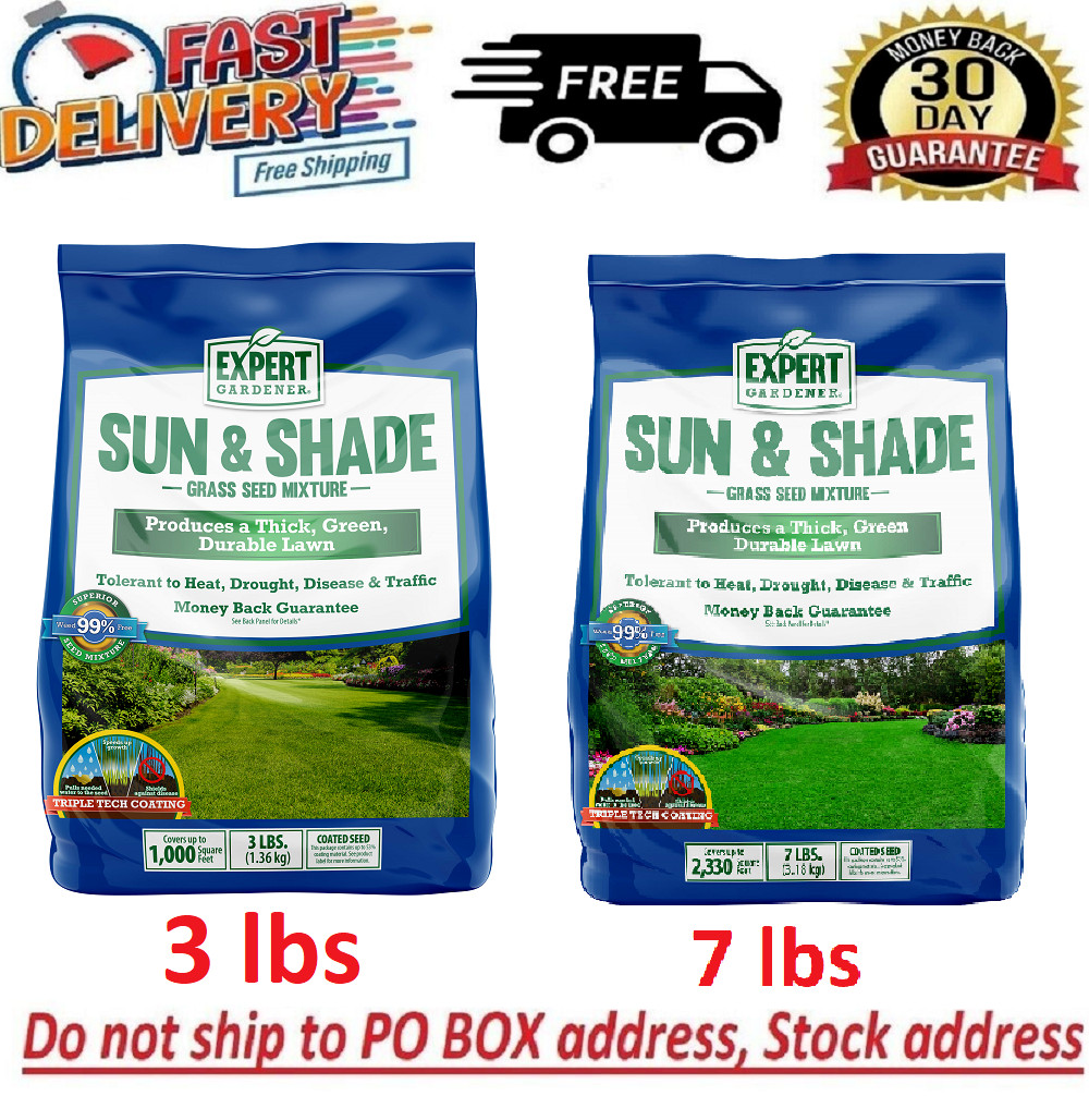 Expert Gardener Sun & Shade Northern Grass Seed Mix for Sun to Partial Shade