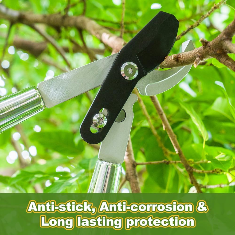 Loppers and Pruners Heavy Duty, 28 Inch Bypass Loppers with Compound Action, Lon