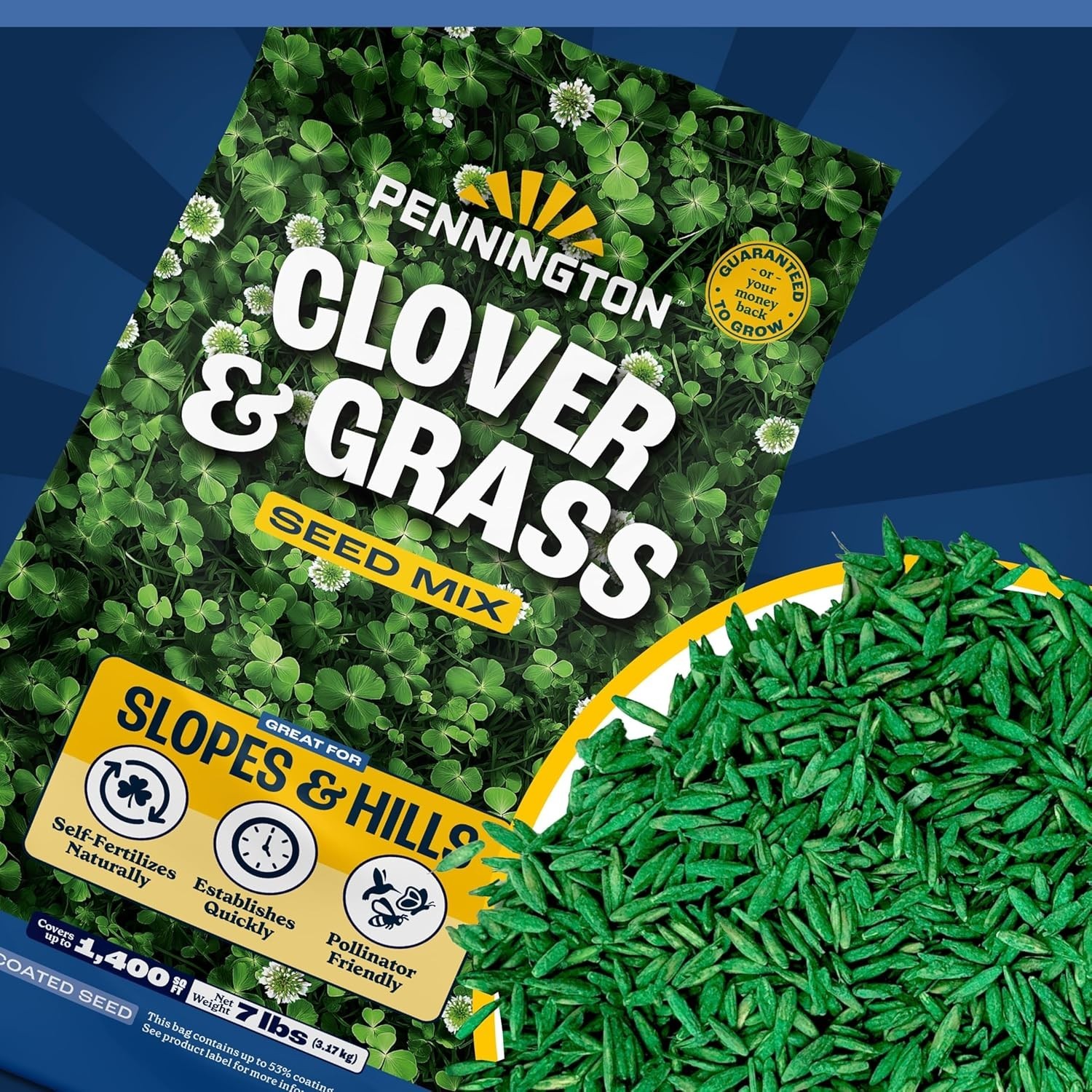 Low-Maintenance Smart Seed Grass & Clover 2-Pack