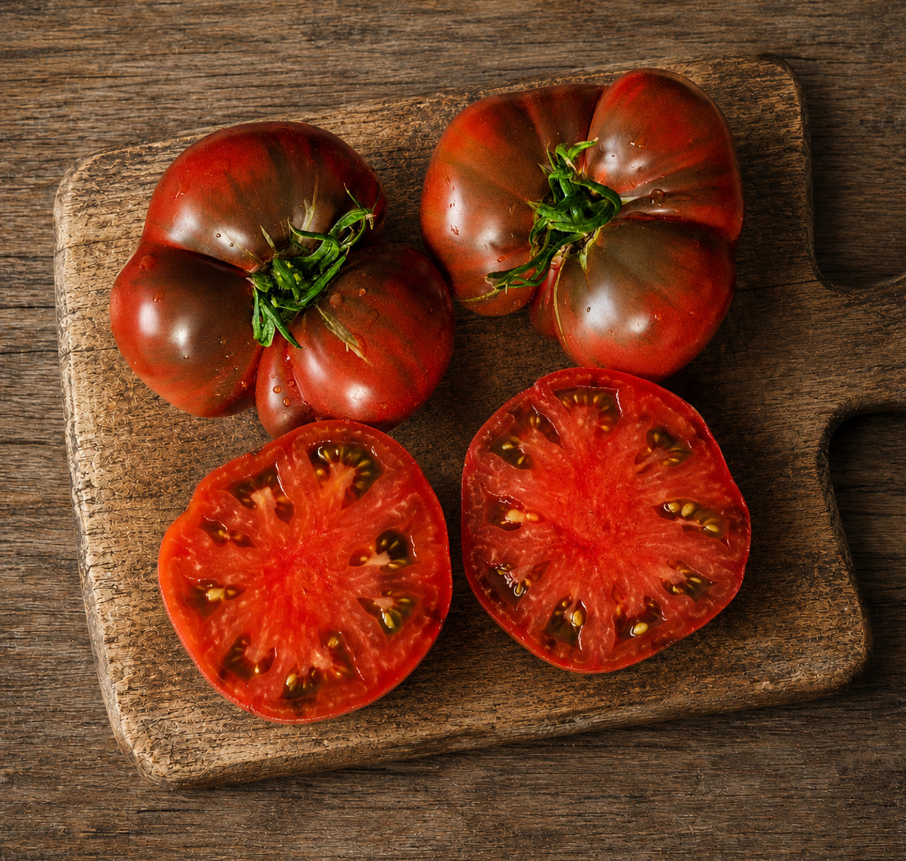 50 Heirloom Carbon Tomato Seeds – Best Tasting Award WInning Black Indeterminate
