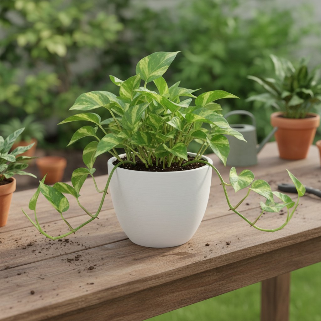 3 Rooted Pothos Live Plant Cuttings – Easy Care Indoor Houseplants