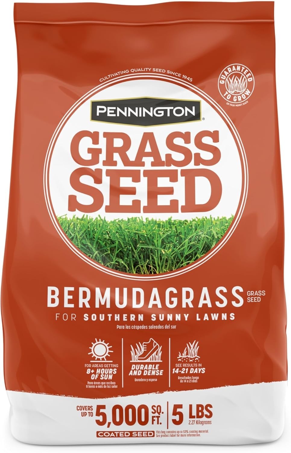 5 lb Cold-Tolerant Bermudagrass Seed – Drought-Resistant Lawn Solution
