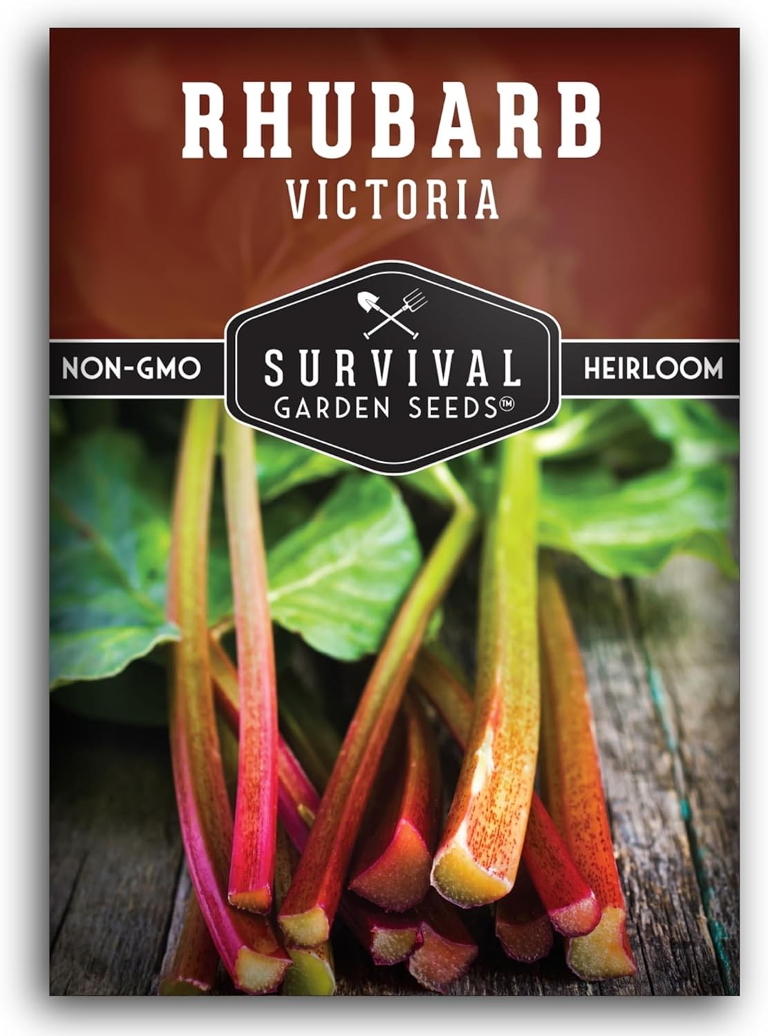 Victoria Rhubarb Seeds for Planting – Grow Cold-Tolerant Perennial Spring Vegeta