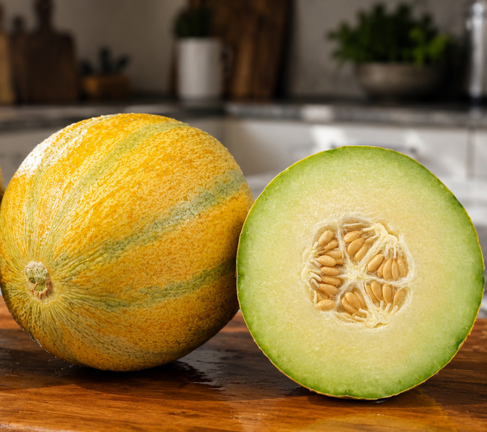 40 Israeli Ha’Ogen Melon Seeds! Exceptionally Sweet, Unique Flavor!