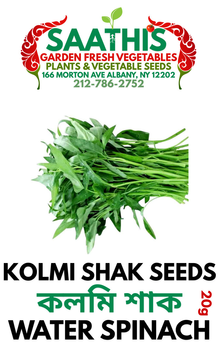 Kolmi Shak Seeds ( 20 Grams ) Water Spinach seeds, Indian Water Spinach