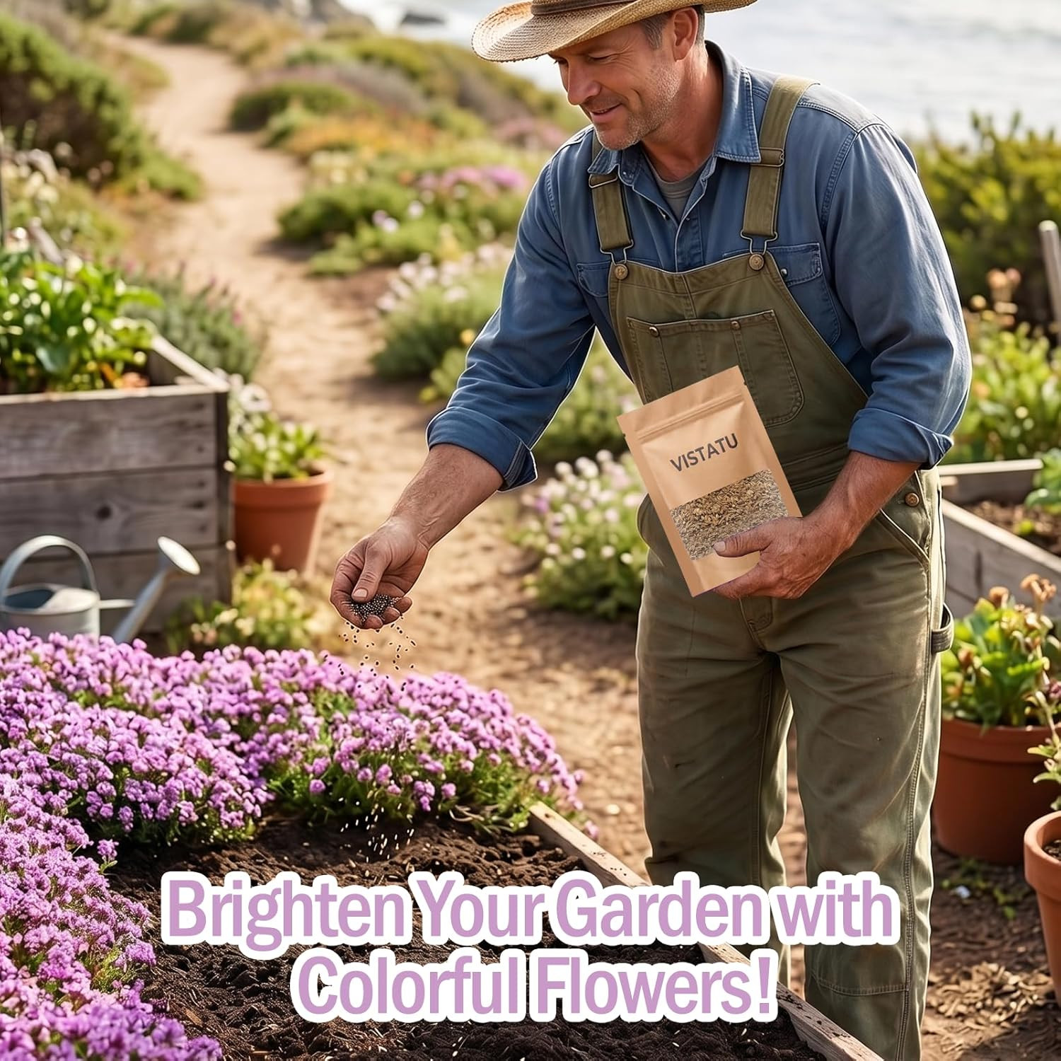 21000+ Magic Purple Creeping Thyme Seeds for Planting Ground Cover Plants Heirlo