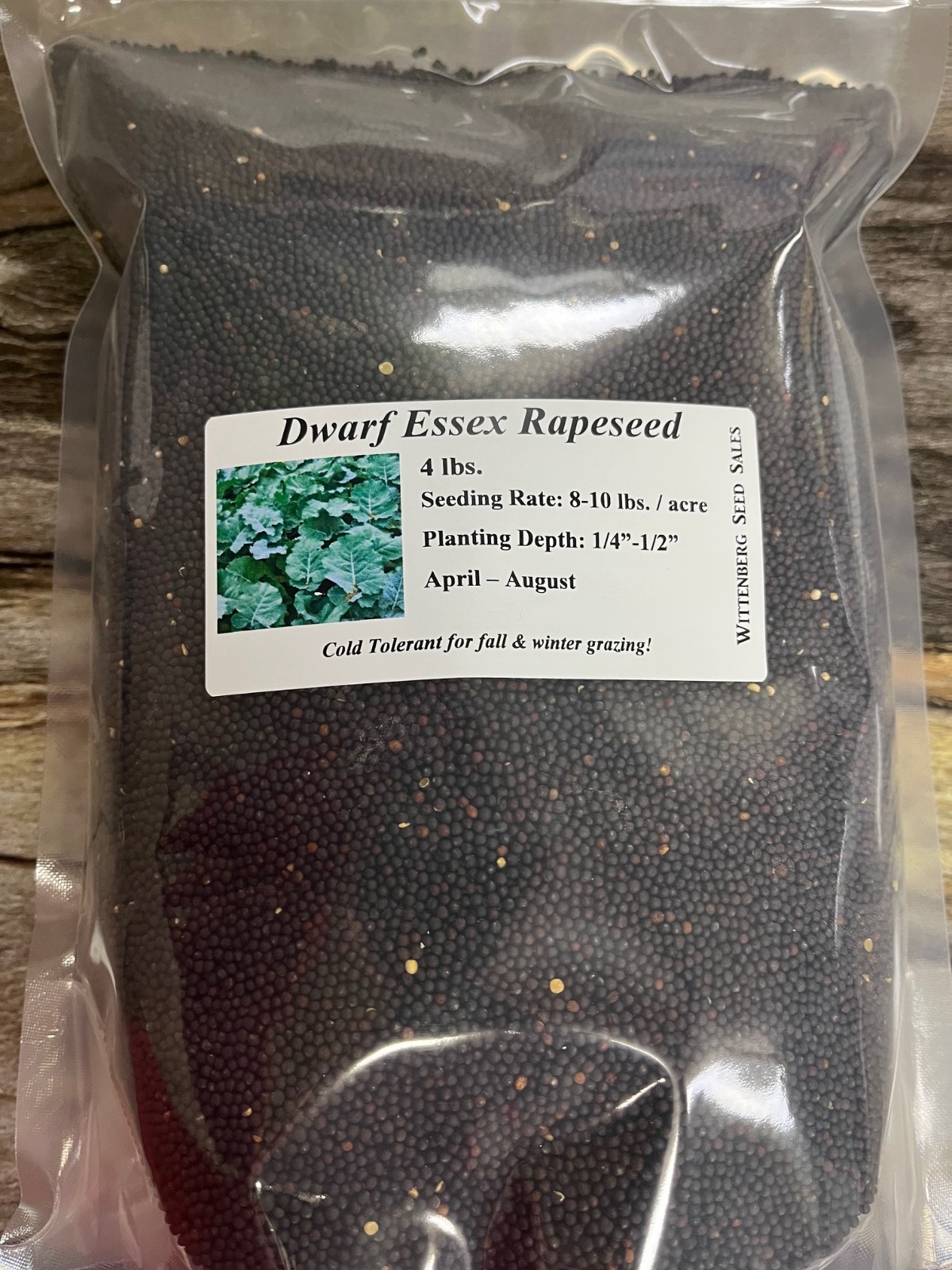4 lbs Dwarf Essex Rapeseed – Deer Food Plot / Wildlife Seed