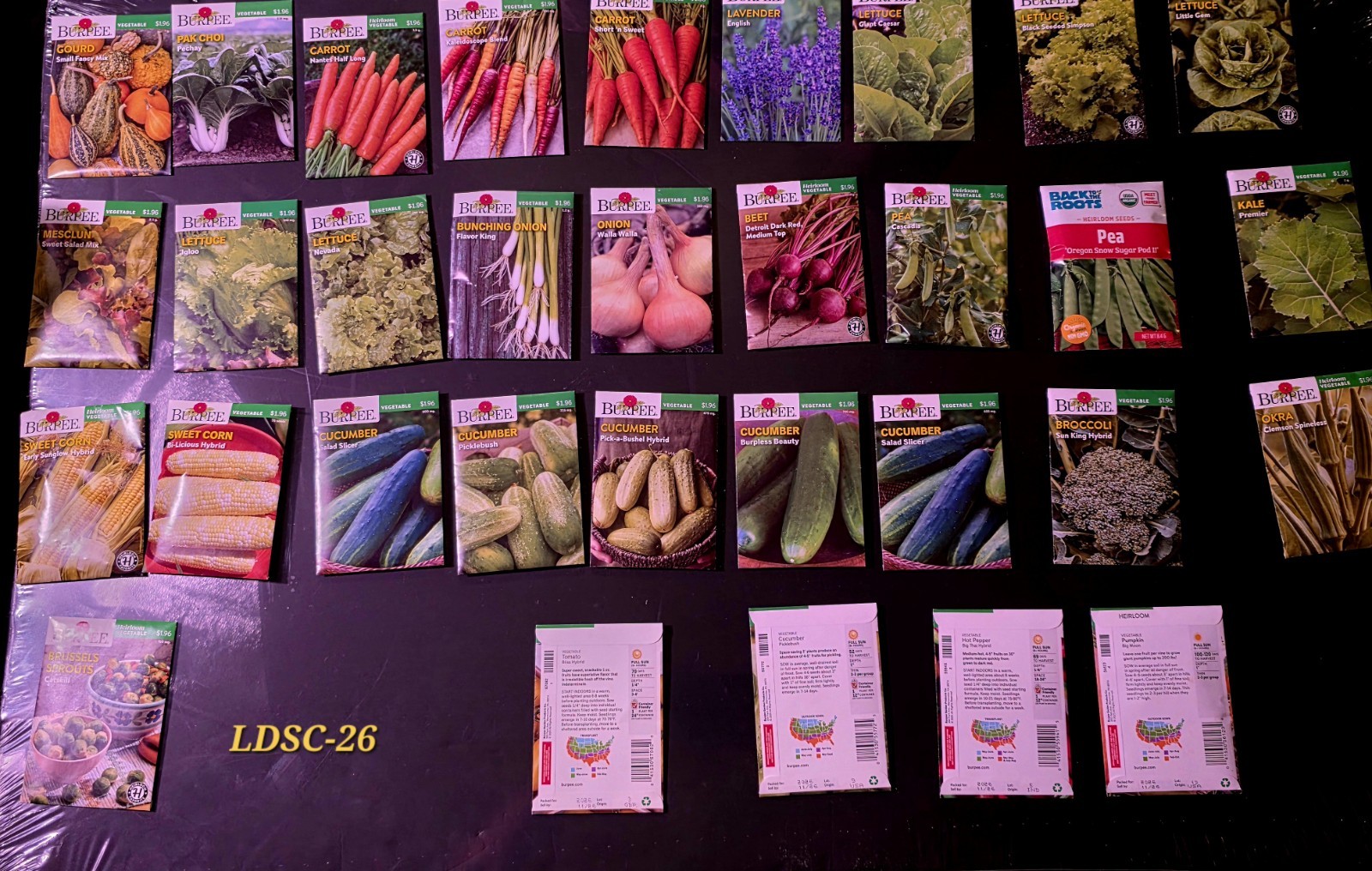 2026 SEEDS 32+ Varieties of ~ Burpee Vegetable Seeds ~ Heirlooms Too!