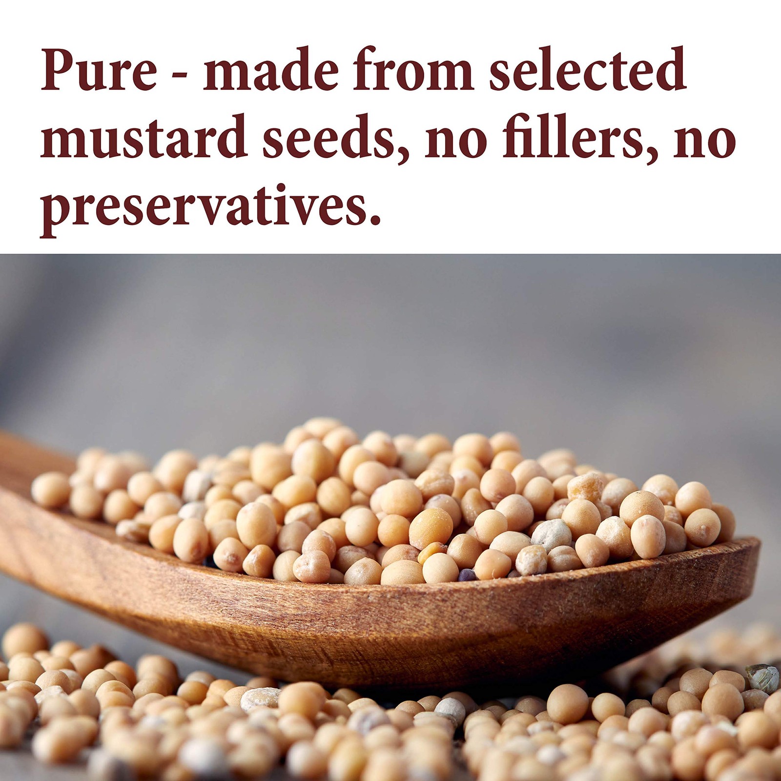 The Spice Way Yellow Mustard Seed – (6oz) whole seeds for 6 Ounce (Pack of 1)