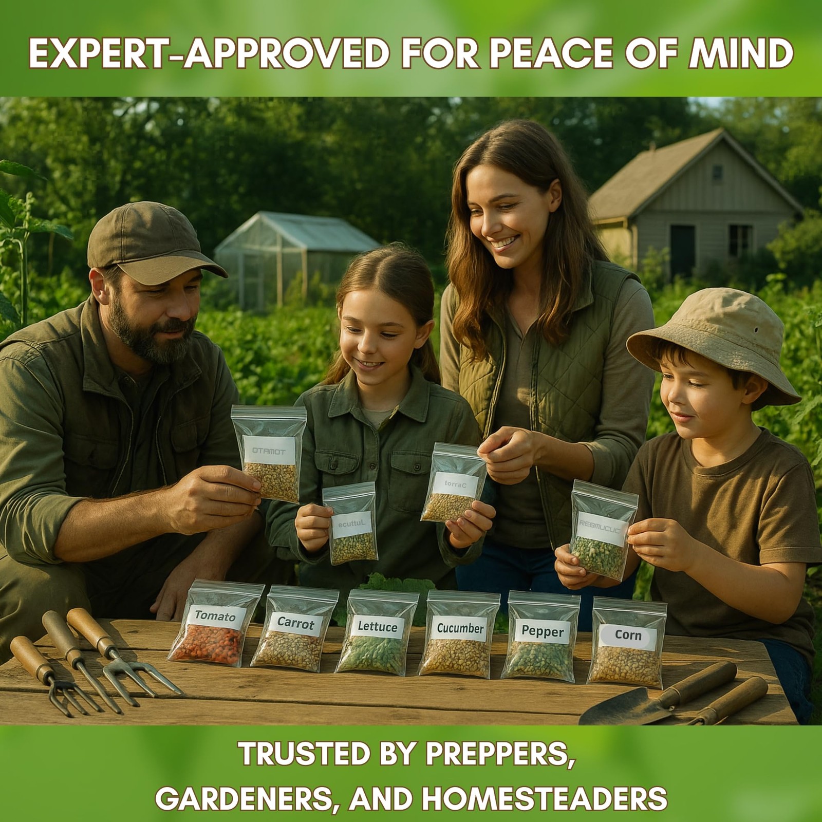 Garden Seeds Vegetable Variety Pack for Planting – Grow 125 Varieties of Heir…