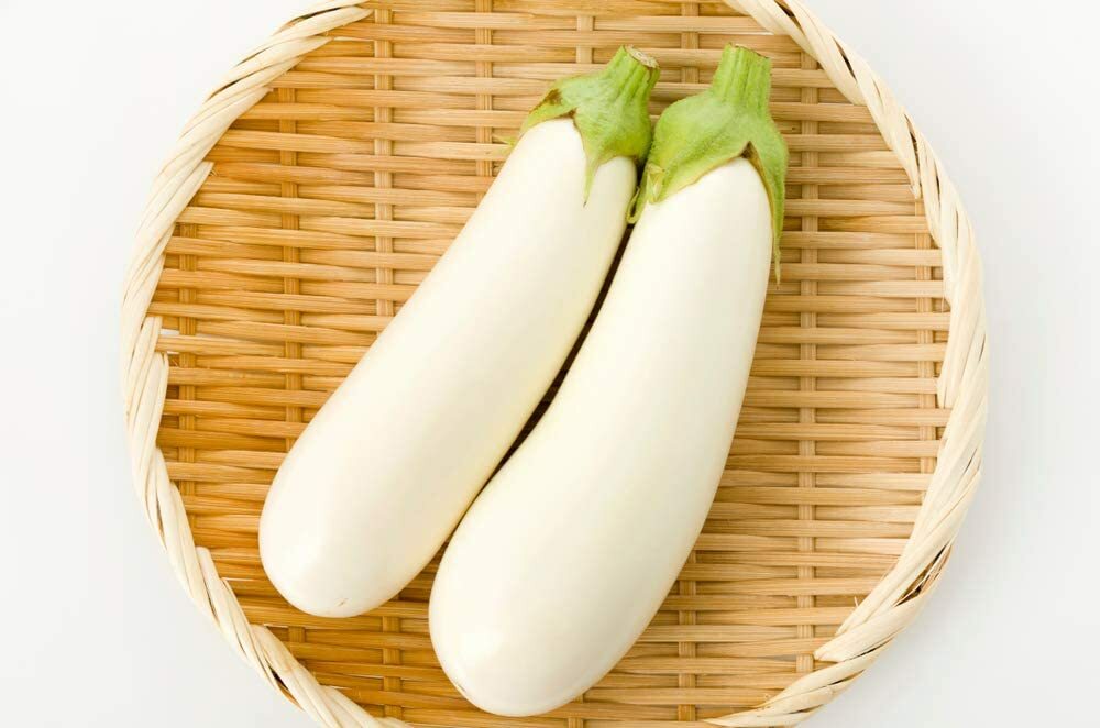 100 White Eggplant Seed for Planting