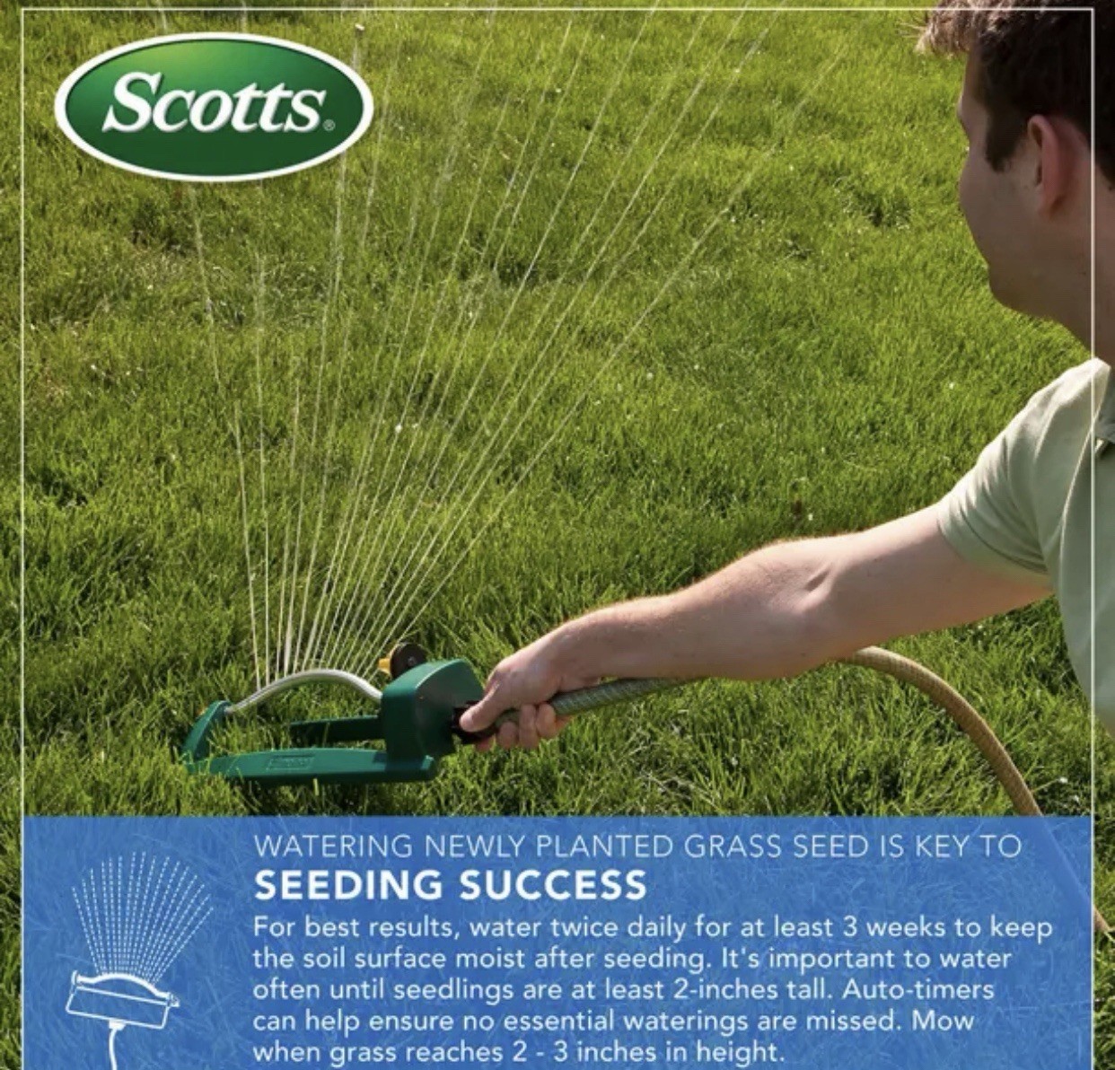 Scotts Bermuda⛳️RapidGrass🌱Seed🍀Fertilizer Blend FREE/FAST📭SAVEBuy 2+💰4 lb