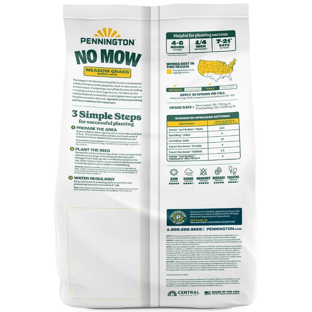 3 lbs. 750 sq. ft. No Mow Grass Seed Mix