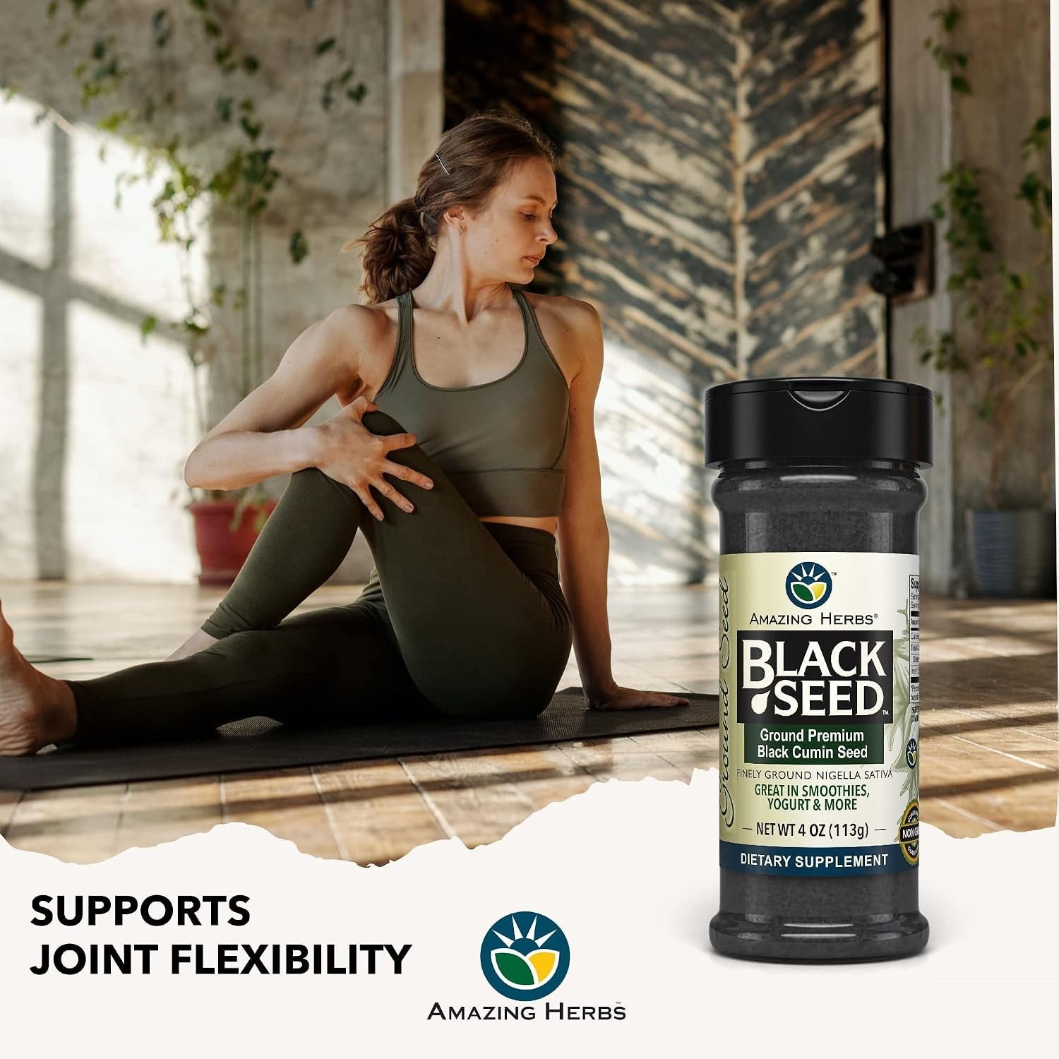 Organic Ground Black Cumin Seeds – 4 Oz, Natural Immune Support & Digestive Aid