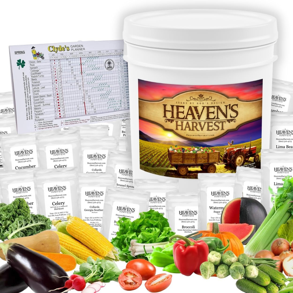 Heaven’S Harvest – 10 Year Survival or Homestead Garden | 25K+ Heirloom Vegetabl