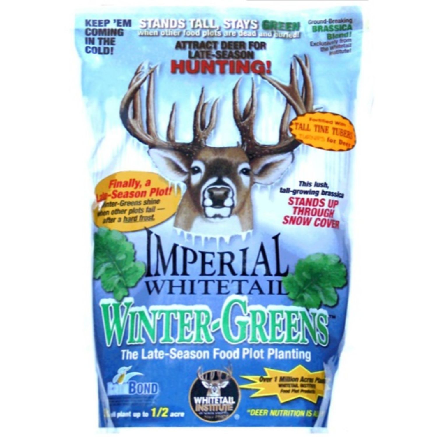 Whitetail Institute Winter-Greens Food Plot Seed 3 Lbs 1/2 Acre Fall