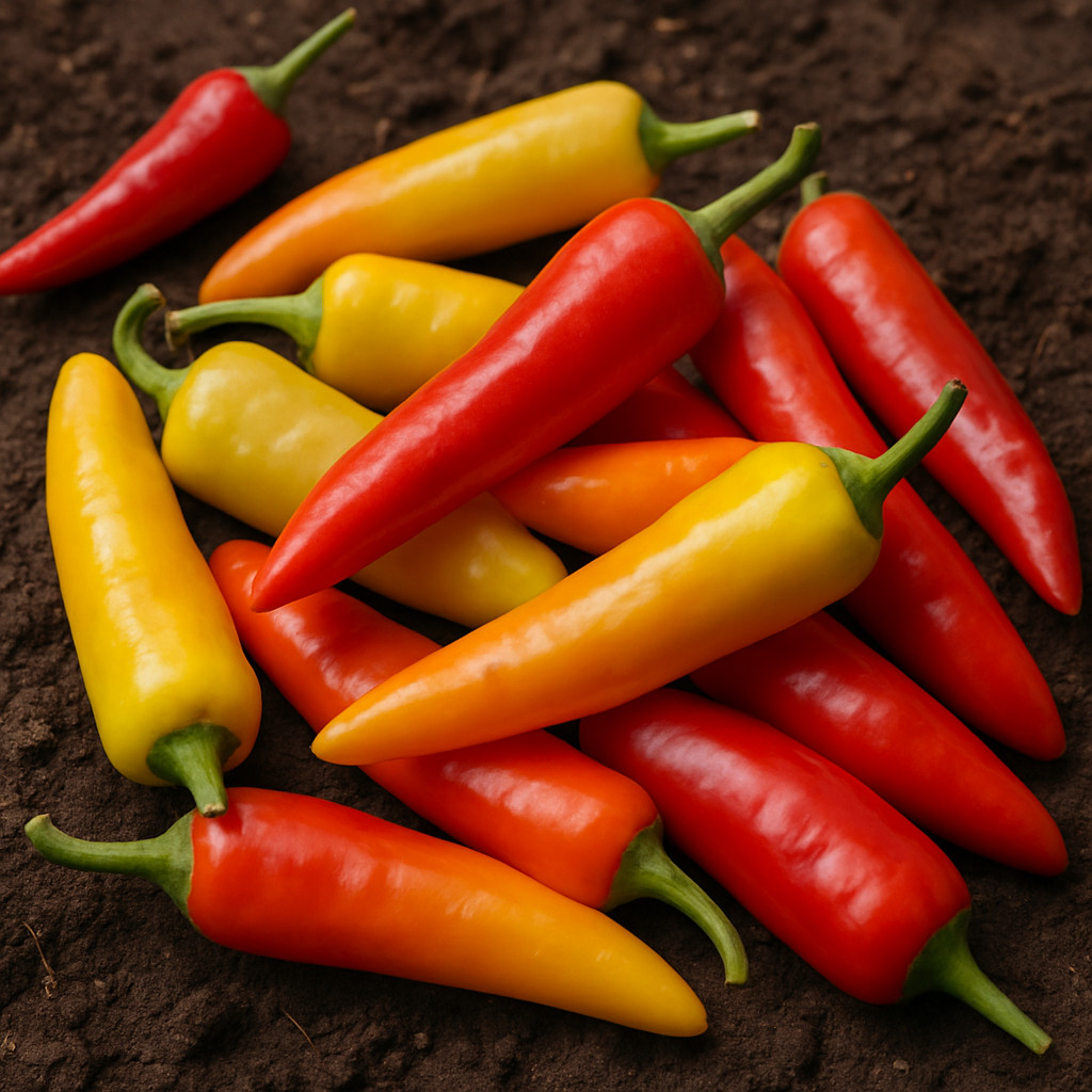 Hungarian Hot Wax Pepper Seeds, Heirloom, Non-GMO, Medium Heat, Free Shipping