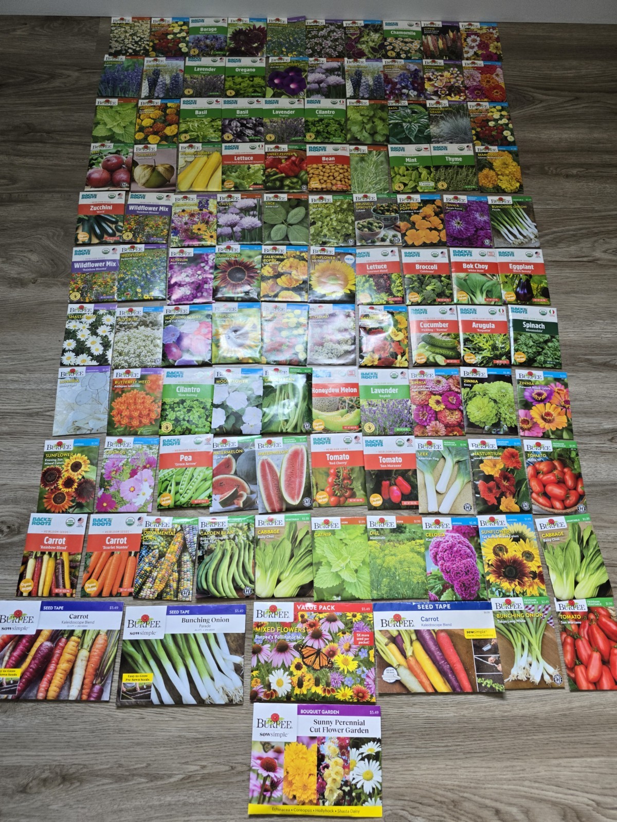 Lot 3 Of 107 seeds Vegetable, Flowers And Herb Seed Packets 2026 mix gardening.