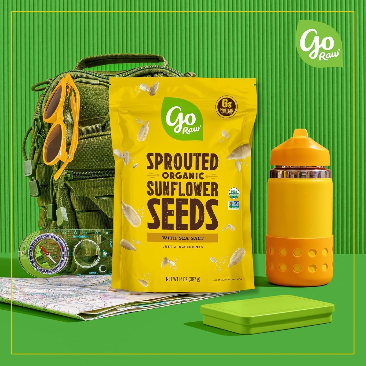 Nutrient-Dense Organic 14oz Sprouted Sunflower Seeds – Plant-Based Crunch!