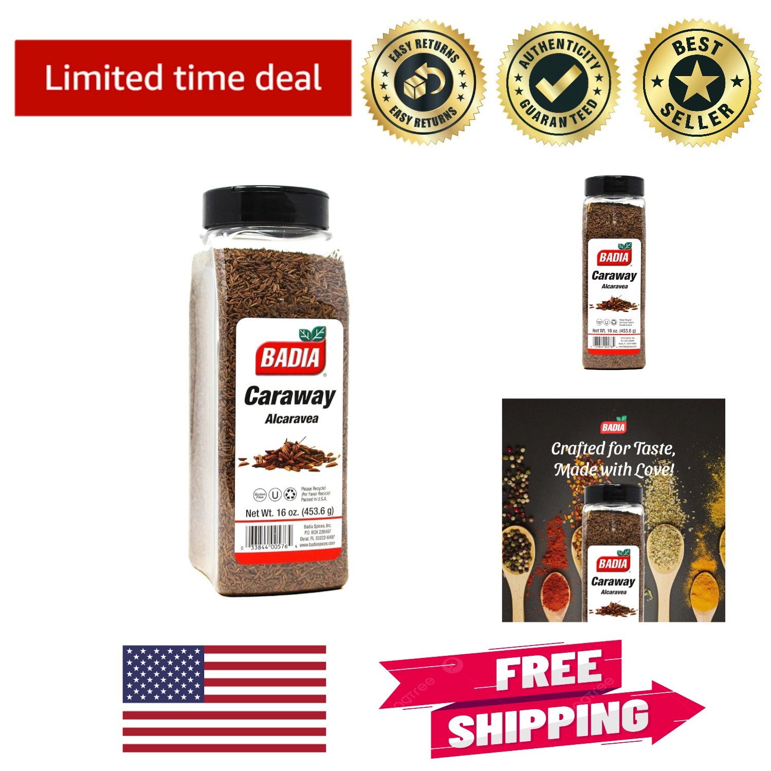 Quality Caraway Seeds, 16 oz – Enhance Your Cooking with Natural Flavor
