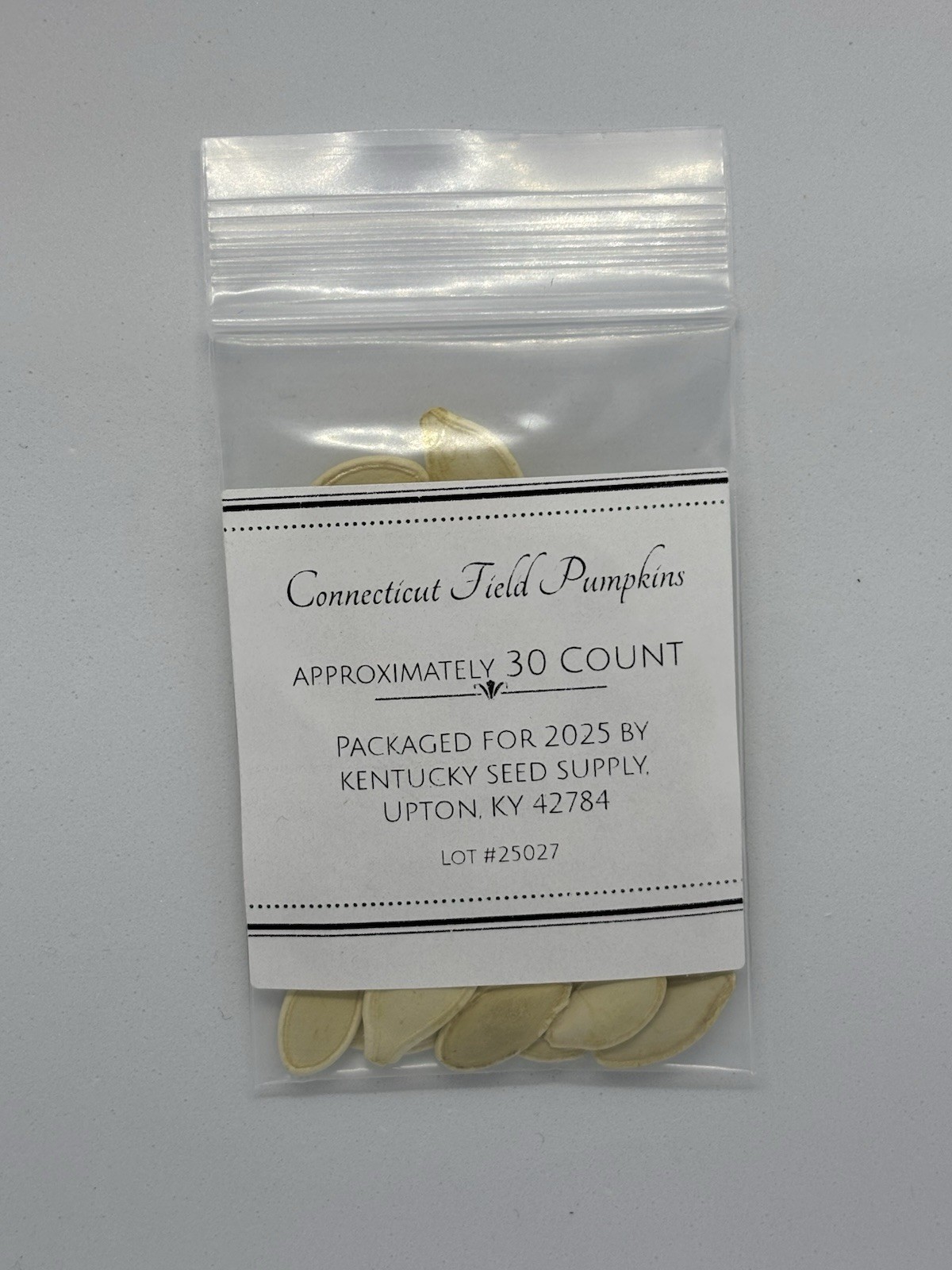 Connecticut Field Pumpkin Seeds-30 Count