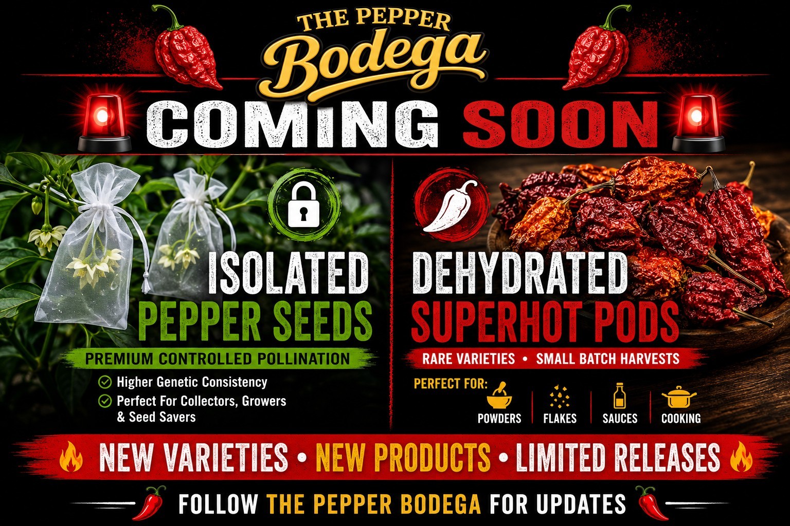 🌶️ Ghost X Primotalii Pepper Seeds (10) | OPEN POLLINATED | Superhot