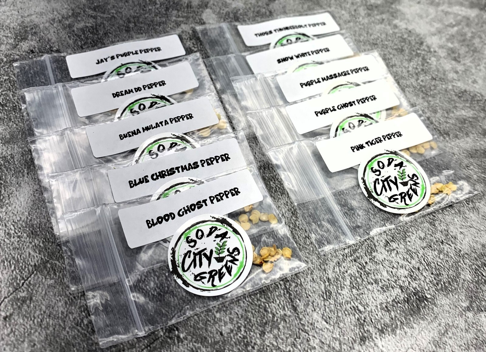 50+ MEGA Multipack- Multicolor Pepper Seed Combo 50+ Packs!